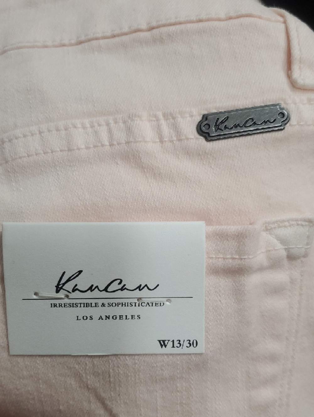 Women’s Light Pink Distressed Skinny Jeans - Picture 10 of 11